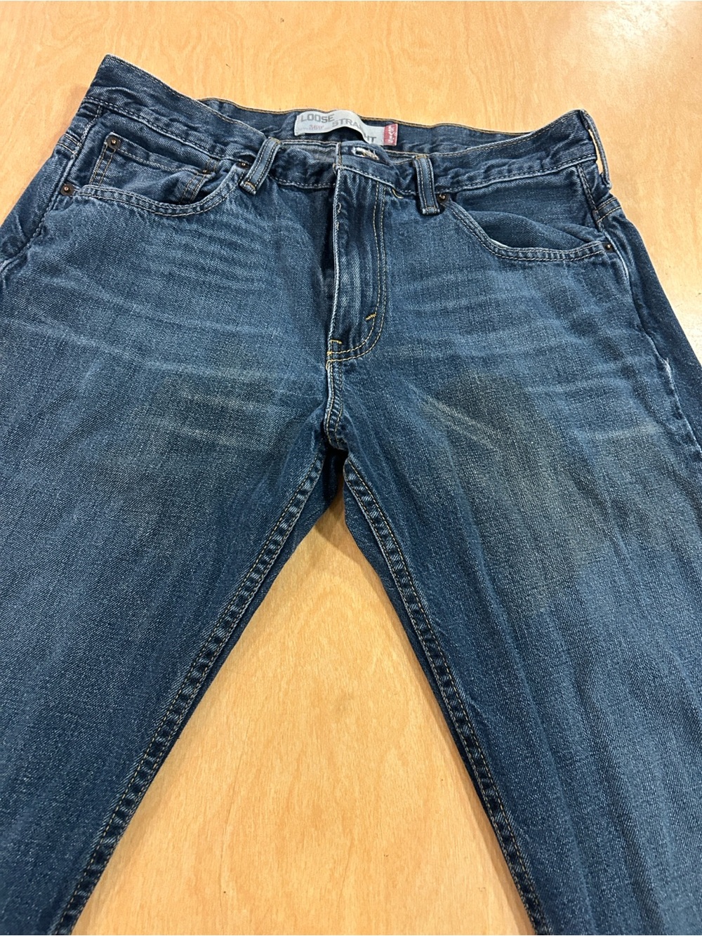 Levi's Slim Straight Dark Blue Jeans